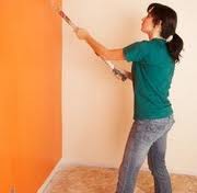 roller on wall